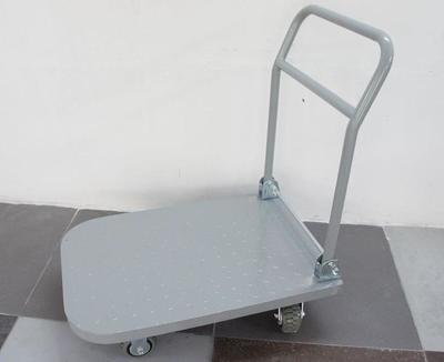 70cm*50cm花纹钢板手推车 物流手推车